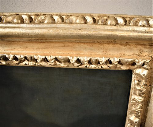 Nature Morte de Fleurs avec Putto et Fontaine dans un  jarden